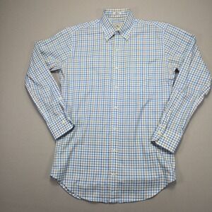 Peter Millar Nanotex Easycare Plaid Button Down Shirt‎ Mens Small